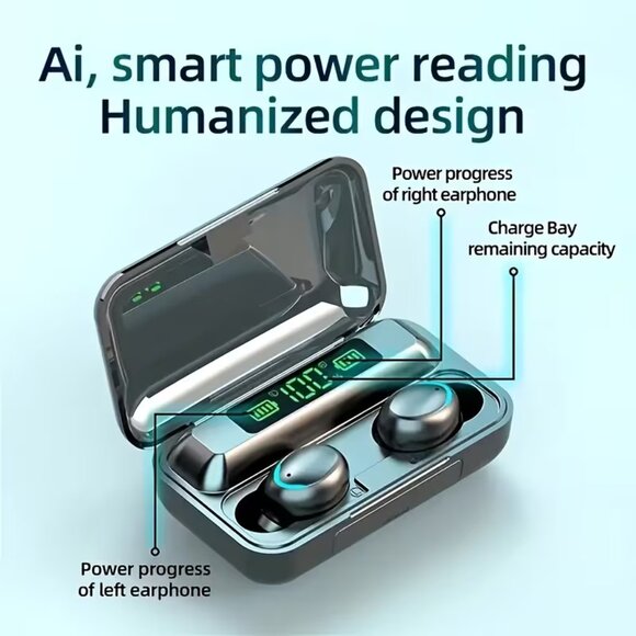 Black Wireless Earbuds - Picture 3 of 3